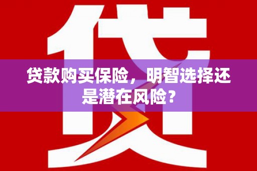 江东贷款购买保险，明智选择还是潜在风险？