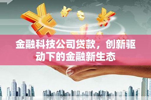 江东金融科技公司贷款，创新驱动下的金融新生态