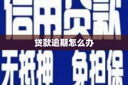 江东贷款逾期怎么办