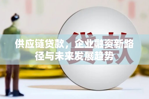 江东供应链贷款，企业融资新路径与未来发展趋势