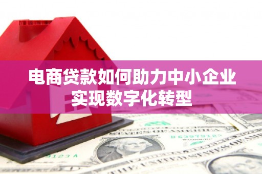 江东电商贷款如何助力中小企业实现数字化转型