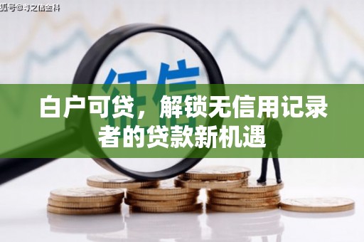 江东白户可贷，解锁无信用记录者的贷款新机遇