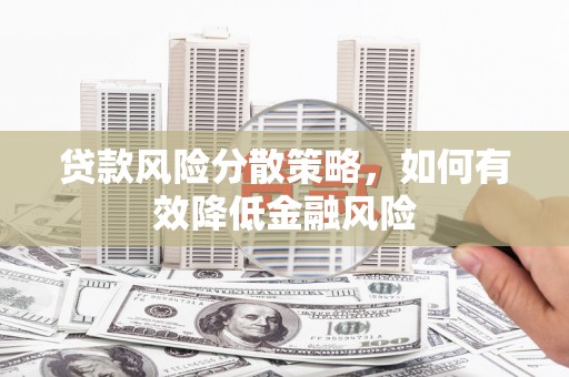 江东贷款风险分散策略，如何有效降低金融风险