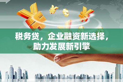 江东税务贷，企业融资新选择，助力发展新引擎