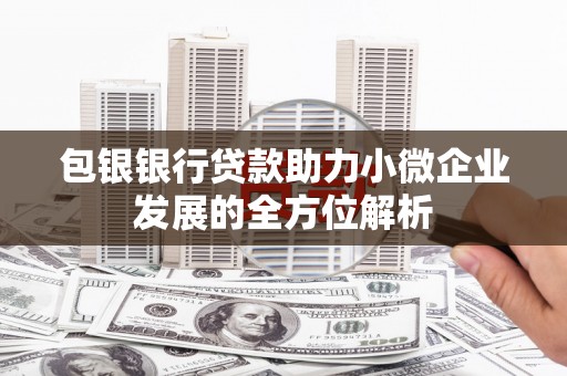 江东包银银行贷款助力小微企业发展的全方位解析