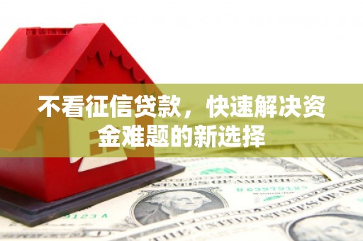 江东不看征信贷款，快速解决资金难题的新选择