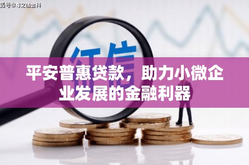 江东平安普惠贷款，助力小微企业发展的金融利器