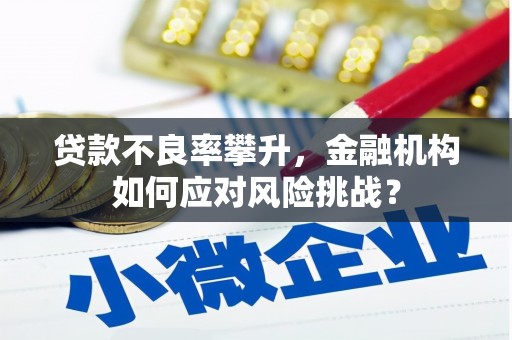 江东贷款不良率攀升，金融机构如何应对风险挑战？