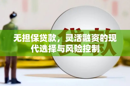 江东无担保贷款，灵活融资的现代选择与风险控制