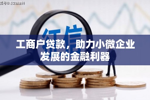 江东工商户贷款，助力小微企业发展的金融利器