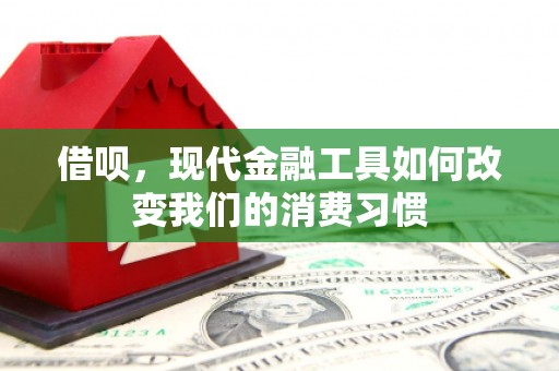 江东借呗，现代金融工具如何改变我们的消费习惯