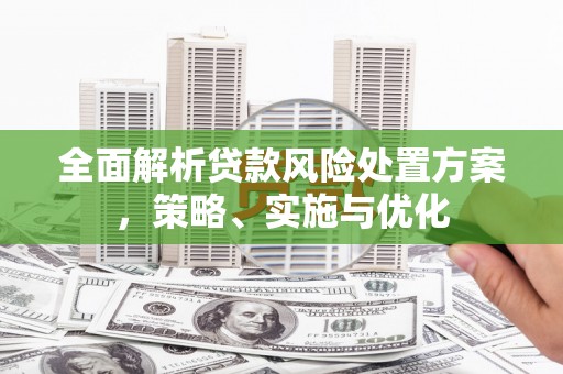 江东全面解析贷款风险处置方案，策略、实施与优化