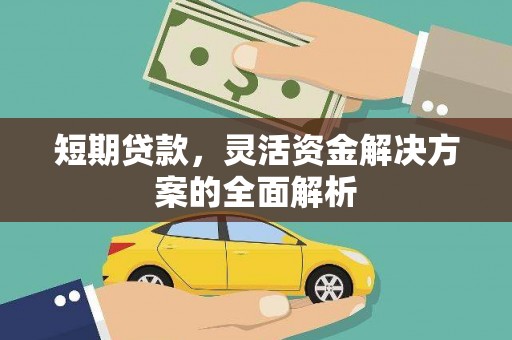江东短期贷款，灵活资金解决方案的全面解析
