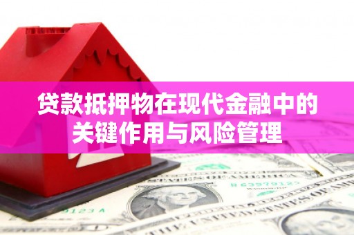 江东贷款抵押物在现代金融中的关键作用与风险管理