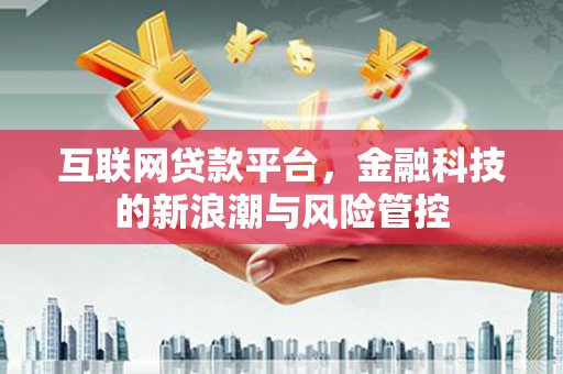 江东互联网贷款平台，金融科技的新浪潮与风险管控
