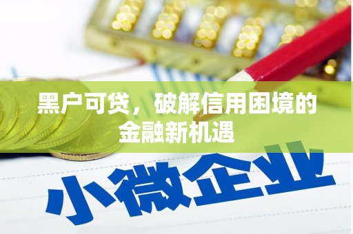 江东黑户可贷，破解信用困境的金融新机遇