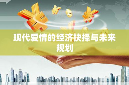 江东现代爱情的经济抉择与未来规划