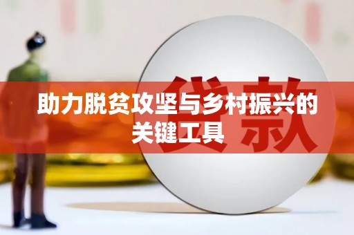江东助力脱贫攻坚与乡村振兴的关键工具