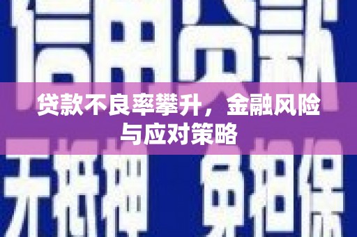 江东贷款不良率攀升，金融风险与应对策略